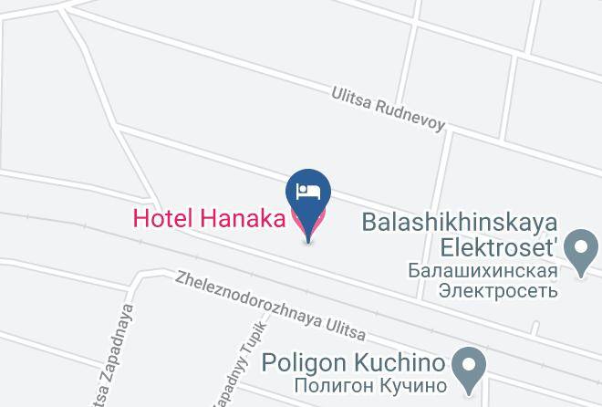 Balashikha - Hotel Hanaka Maps