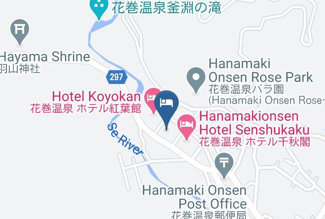 Hanamaki City - Hotel Hanamaki Maps