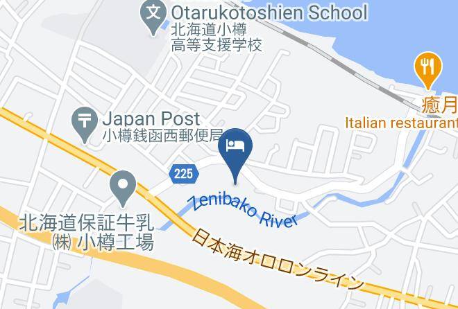 Otaru City - Hotel Hanamizuki Maps