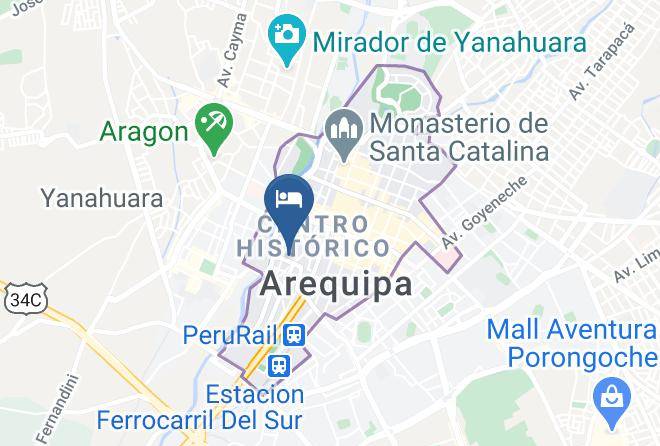 Arequipa - Hotel Hanan Maps
