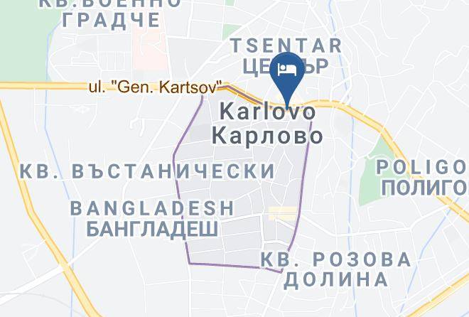 Karlovo - Hotel Hanat Maps