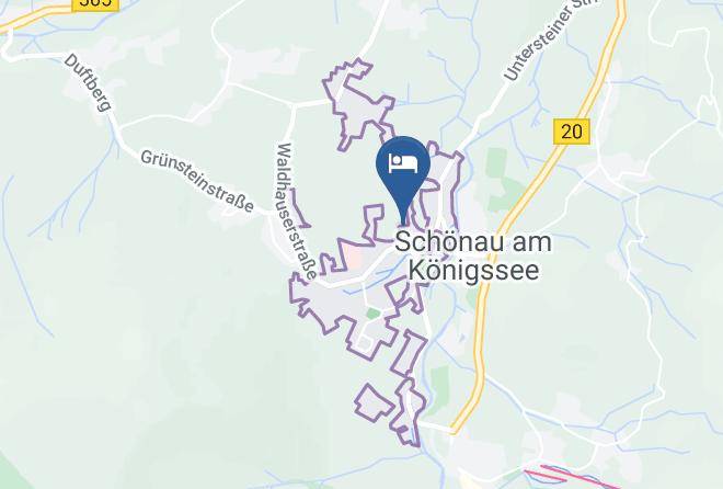 Berchtesgadener Land - Hotel Garni Hanauerlehen Maps