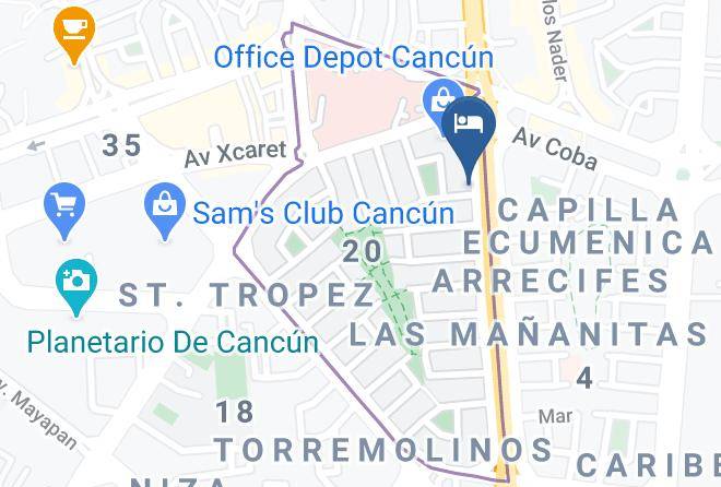 Benito Juarez - Hotel Handall Maps