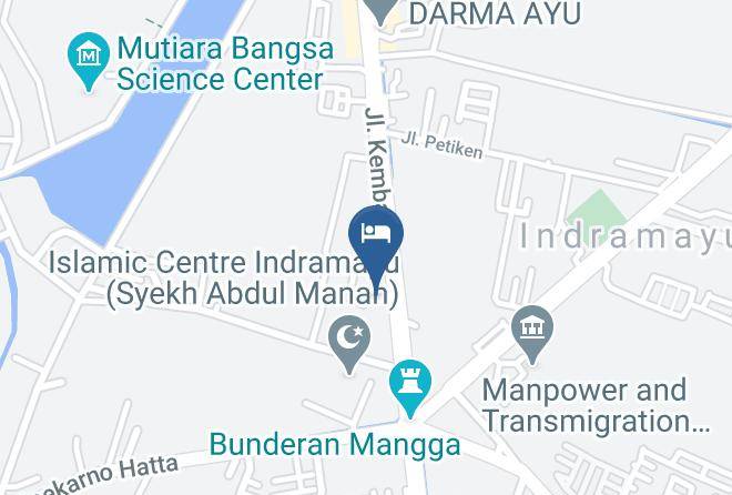 Indramayu Regency - Hotel Handayani Maps