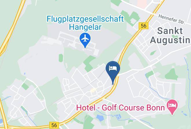 Rhein Sieg Kreis - Hotel Hangelar Maps