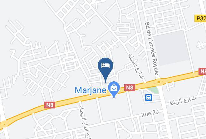 Beni Mellal - Hotel Hannioui Maps