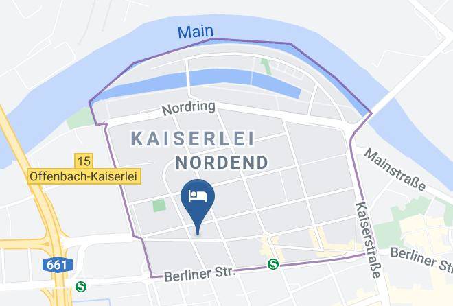 Offenbach Am Main - Hotel Hansa Maps