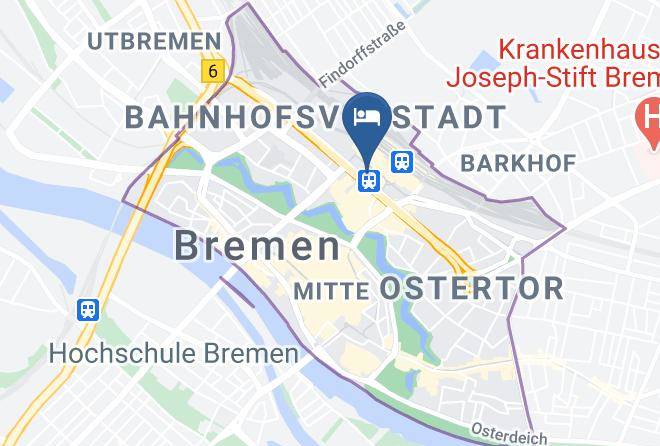 Stadt Bremen - Hotel Hanseat Maps