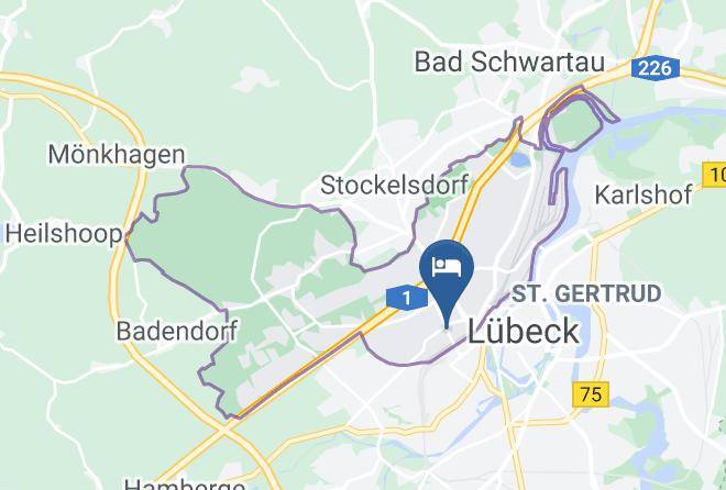 Lubeck - Hotel Hanseatischer Hof Lubeck Maps