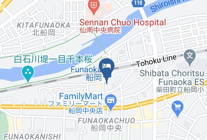 Shibata Townshibata District - Hotel Harada In Sakura Maps