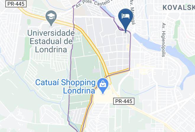 Londrina - Hotel Harbor Inn Londrina Maps