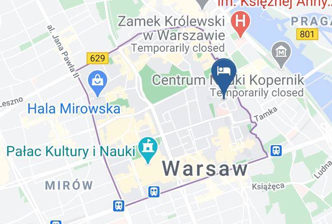 Warsaw - Hotel Harenda Maps