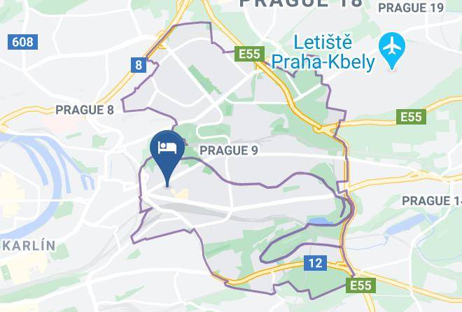 Prague - Hotel Harfa Maps
