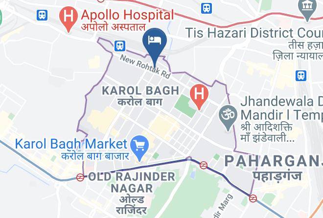 Karol Bagh - Hotel Hari Kripa Heritage Maps