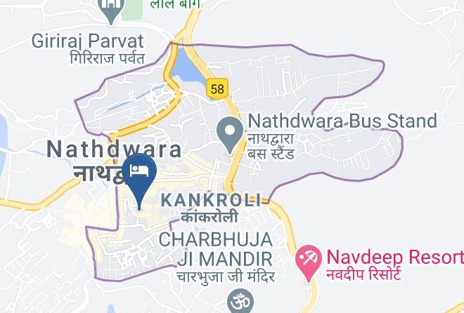 Nathdwara - Hotel Hari Om Niwas Nathdwara Maps