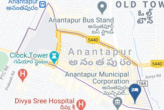 Anantapur - Hotel Haripriya Maps