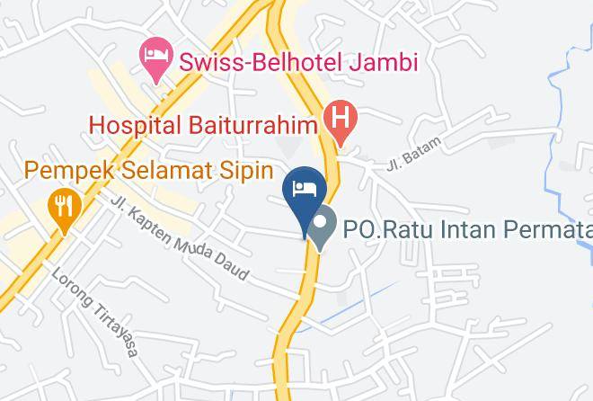 Kota Jambi - Hotel Harisman Maps
