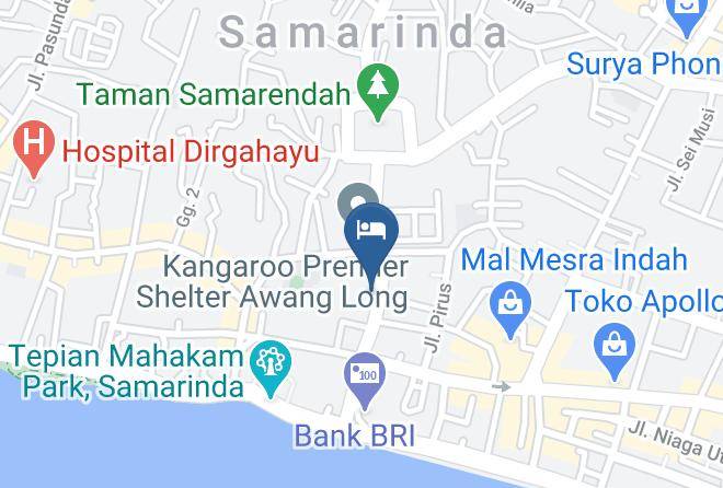 Samarinda - Hotel Harmoni Indah Ii Maps