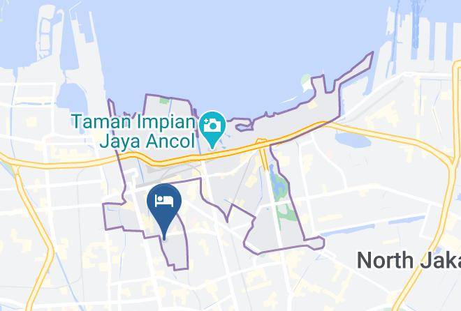 West Jakarta - Hotel Harmoni Maps