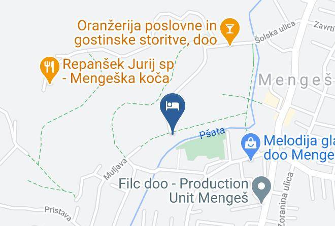 Menges - Hotel Harmonija Menges Maps