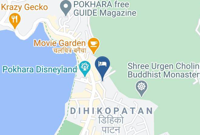 Pokhara - Hotel Harmony Maps