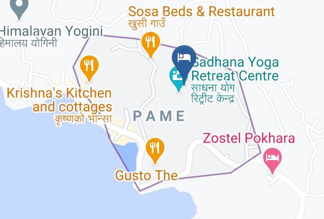 Pokhara - Hotel Harmony Rise Maps