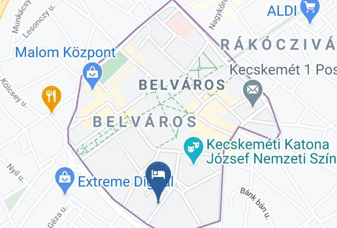Kecskemet - Hotel Harom Gunar Maps