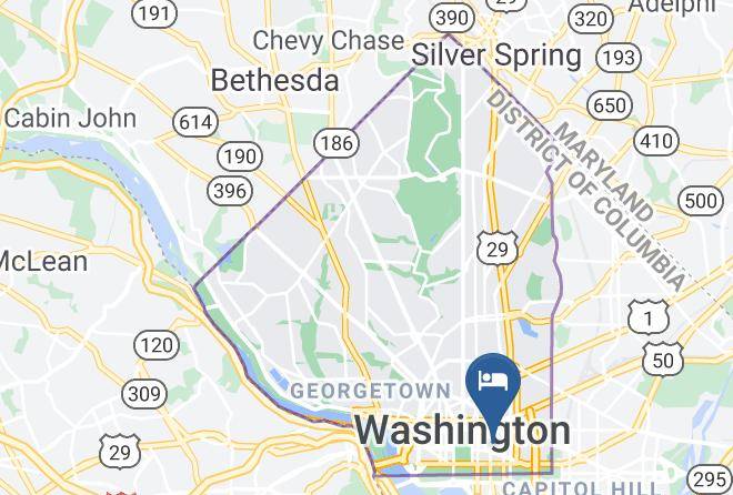 City Of Washington - Hotel Harrington Maps