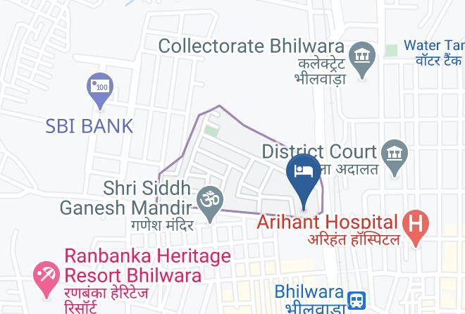 Bhilwara - Hotel Harsh Deep Maps