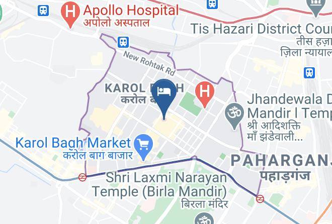Karol Bagh - Hotel Harsh Maps