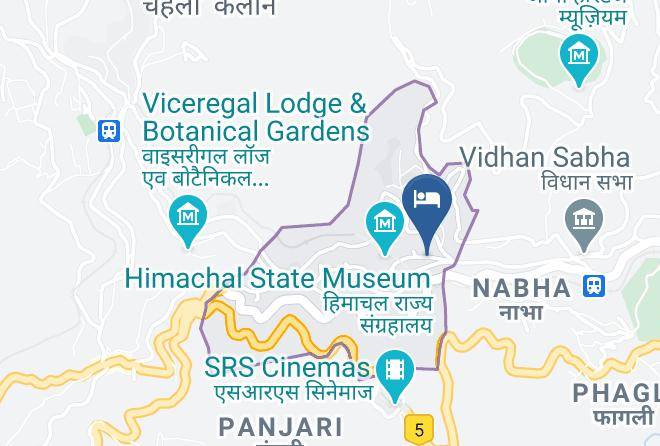 Shimla - Hotel Harsha Maps