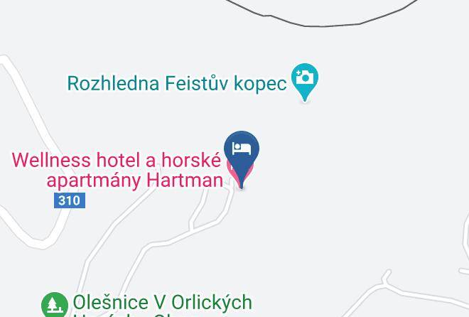 Rychnov Nad Kneznou - Hotel Hartman Maps