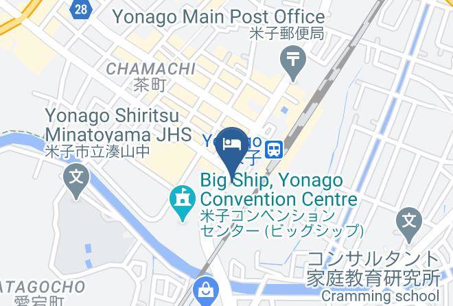 Yonago City - Hotel Harvest In Yonago Maps