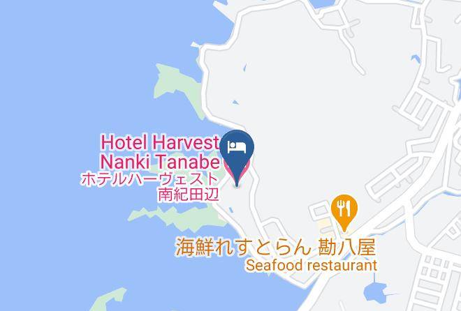 Tanabe City - Hotel Harvest Nanki Tanabe Maps