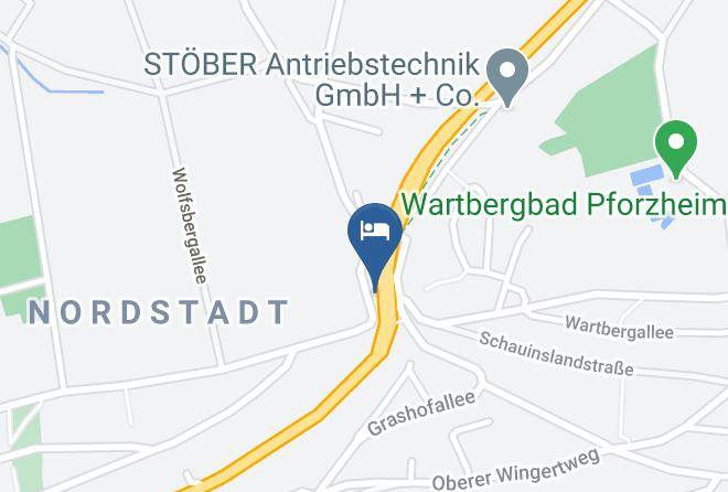 Pforzheim - Hotel Hasenmayer Maps