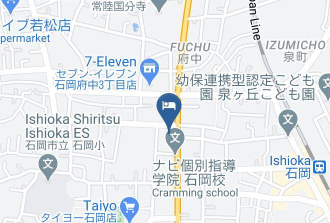 Ishioka City - Hotel Hashimotoro Maps