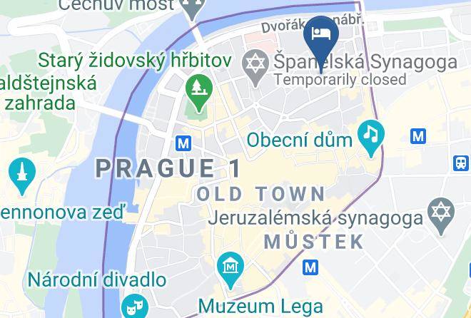 Prague - Hotel Hastal Prague Old Town Maps