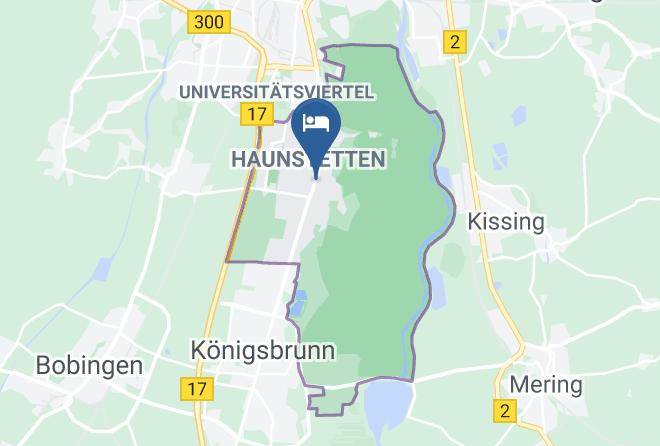 Augsburg - Hotel Haunstetter Hof Maps