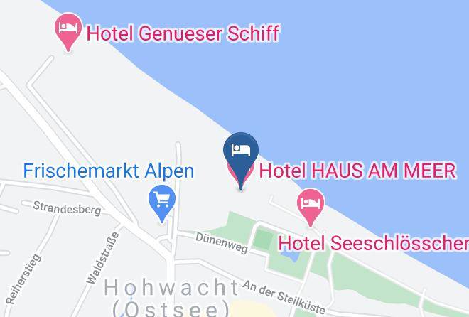 Hotel Haus Am Meer Map
