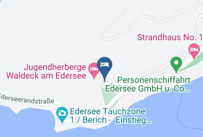 Waldeck Frankenberg - Hotel Haus Am See Maps