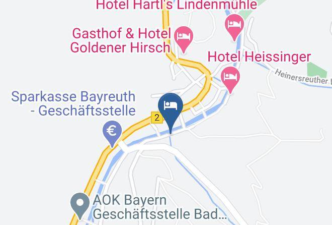Bayreuth - Hotel Haus Bauer Maps