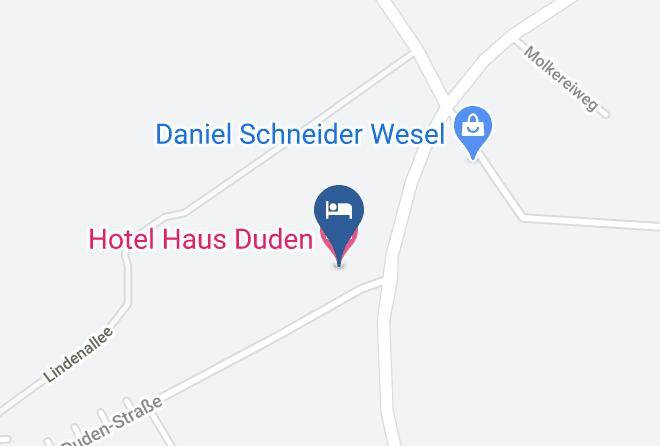 Wesel - Hotel Haus Duden Maps