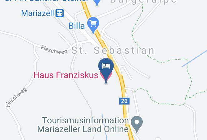 Bruck Murzzuschlag District - Haus Franziskus Maps