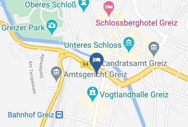 Greiz - Hotel Haus Friedensbrucke Maps