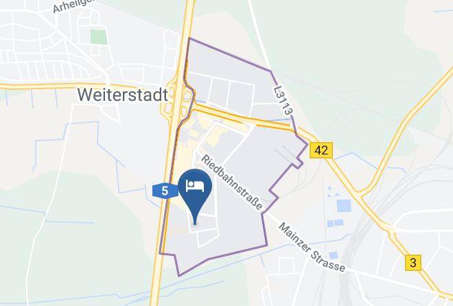 Darmstadt Dieburg - Hotel Haus Gutenberg Maps