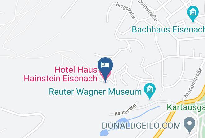 Eisenach - Hotel Haus Hainstein Eisenach Maps