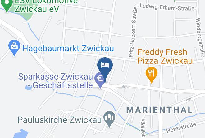 Zwickau - Hotel Haus Marienthal Maps
