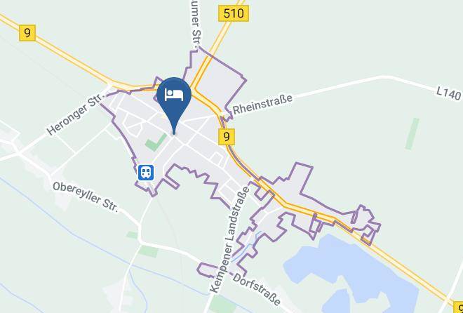 Cleves - Hotel Haus Thoeren Maps
