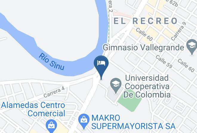 Monteria - Hotel Hausen Maps