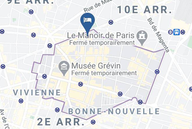 Paris - Hotel Havane Opera Maps